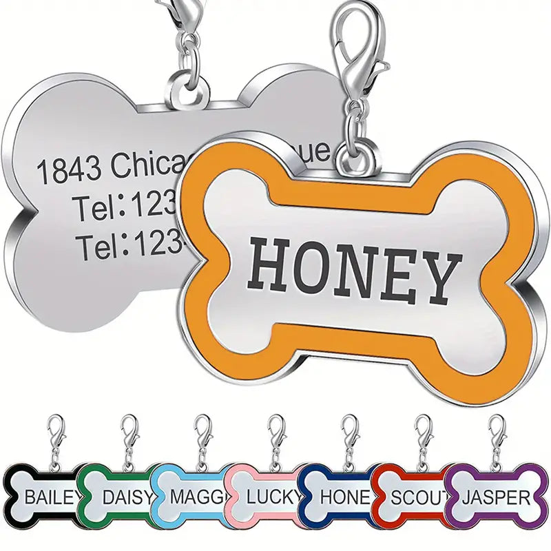 Personalized Engraved Dog Tag