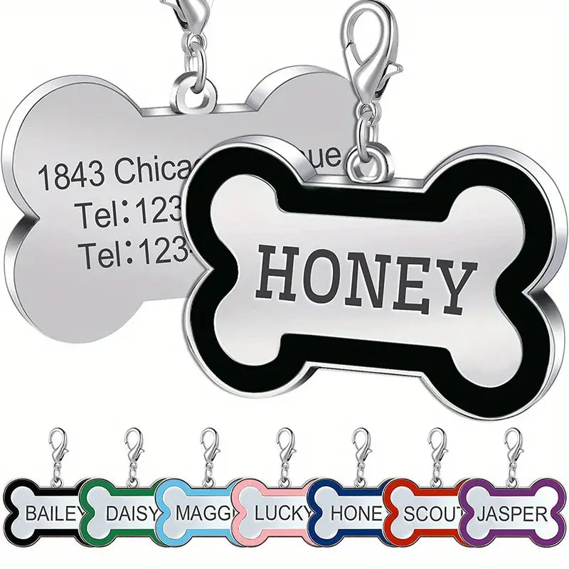 Personalized Engraved Dog Tag