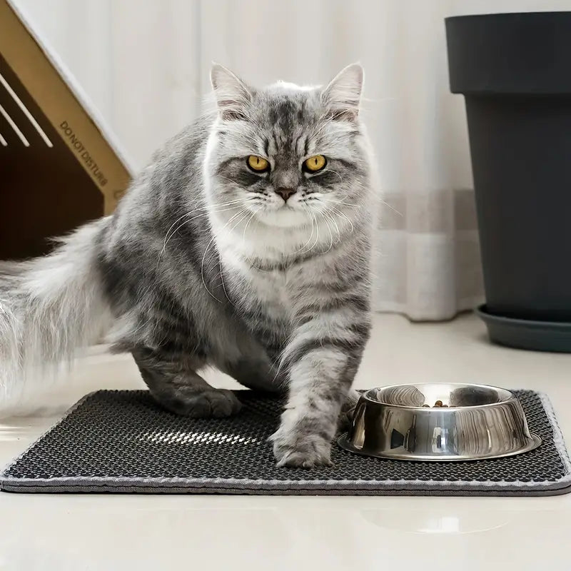 Honeycomb Double Layer Cat Litter Trapping Mat