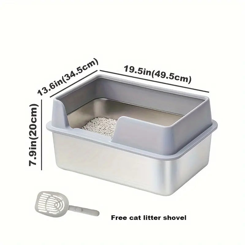 Stainless Steel Cat Litter box tray Dimension