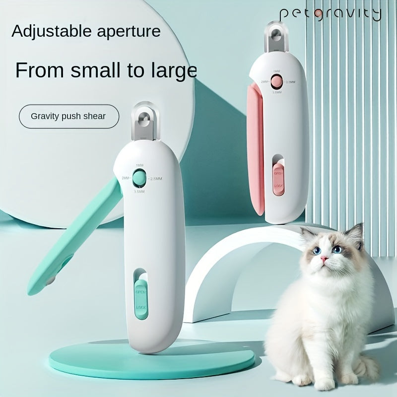 Professional Pet Nail Trimmer with Adjustable Aperture