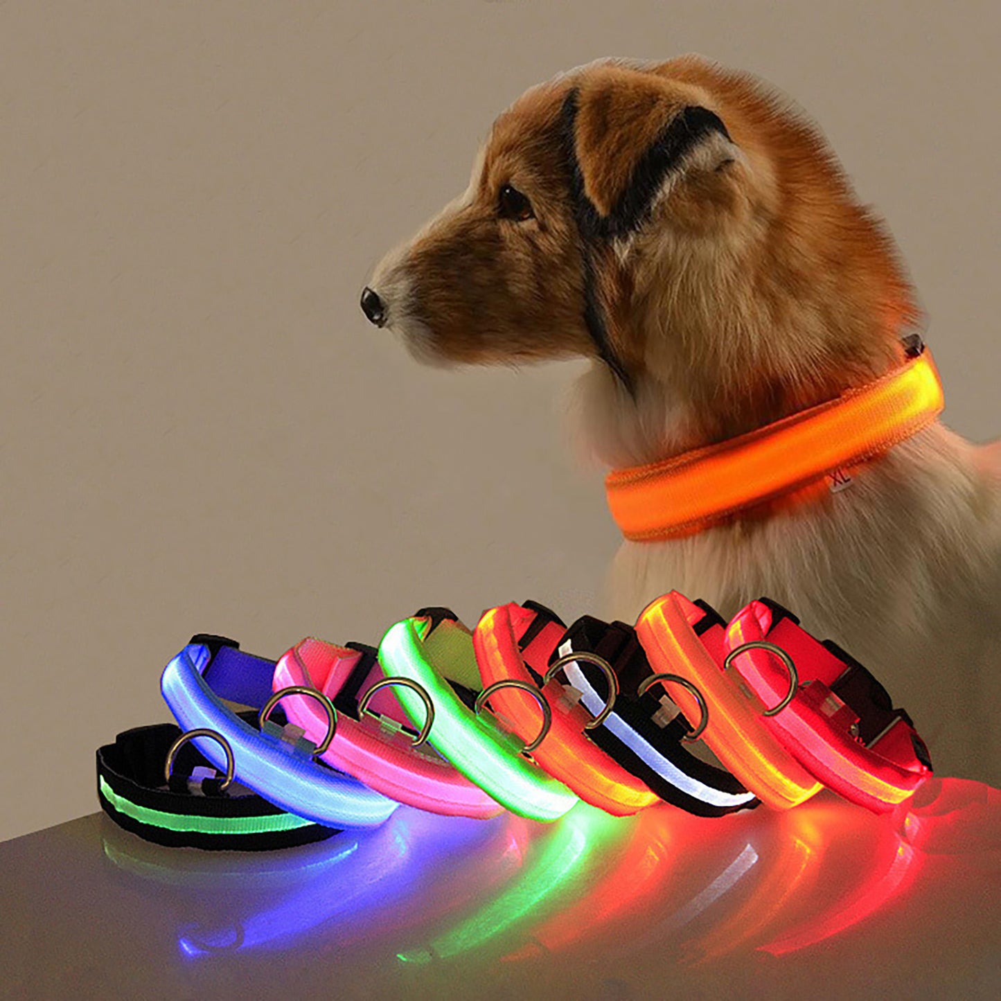 Adjustable Luminous Collar For Night Safety