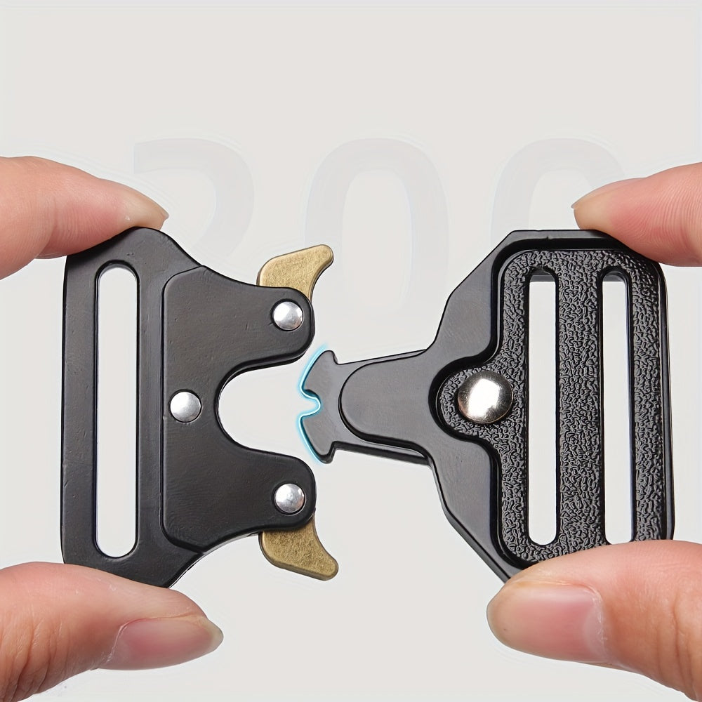 Heavy Duty Tactical Dog Collar with High-Strength Metal Buckle
