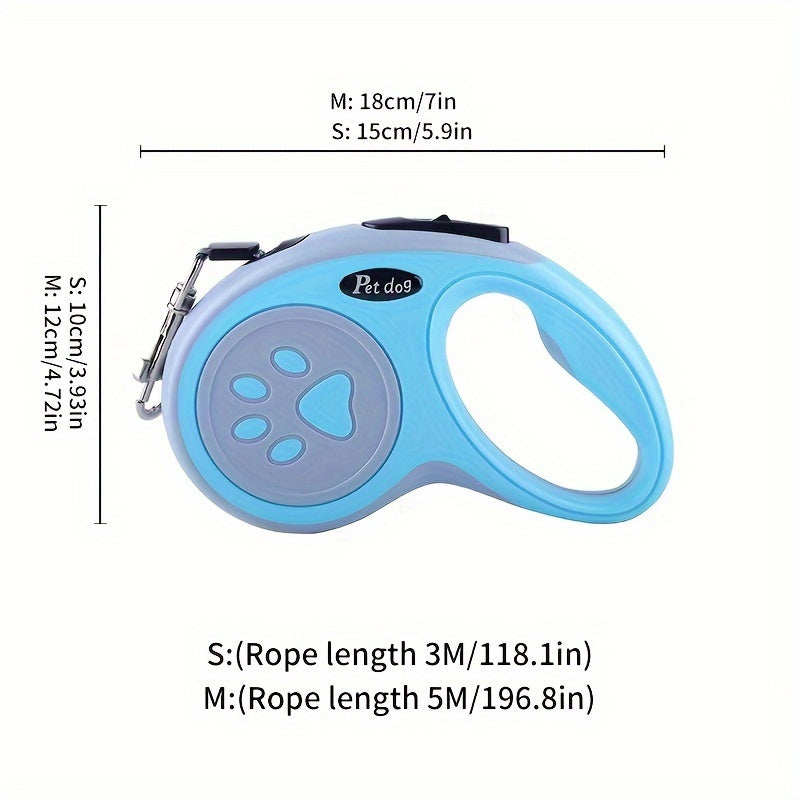 Durable One-Button Retractable Dog Leash