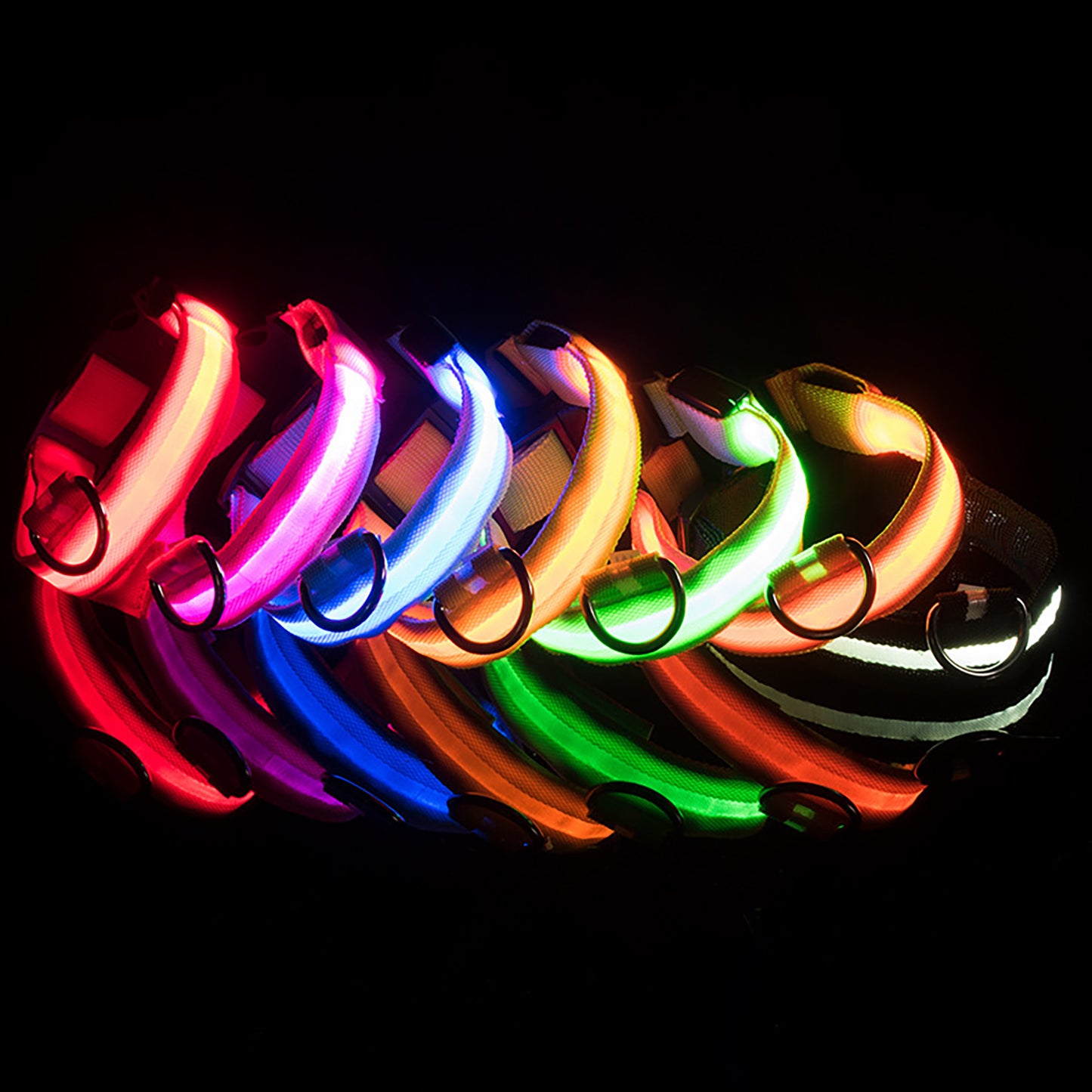 Adjustable Luminous Collar For Night Safety