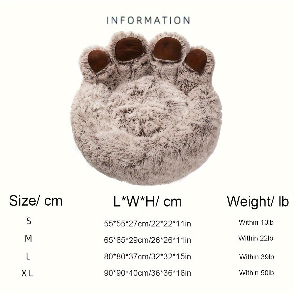Cute Bear Paw Shape Dog Bed & Cat Bed