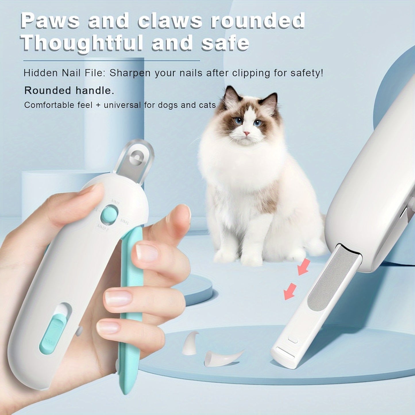 Professional Pet Nail Trimmer with Adjustable Aperture