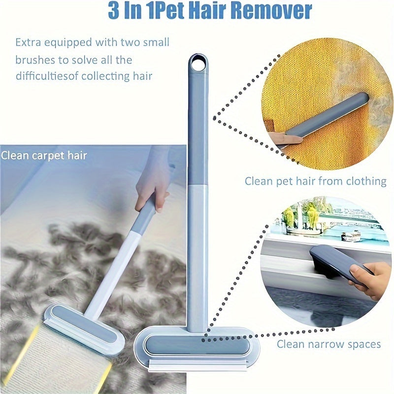 Pet Grooming Tool, Dual-Use Wet & Dry Brush