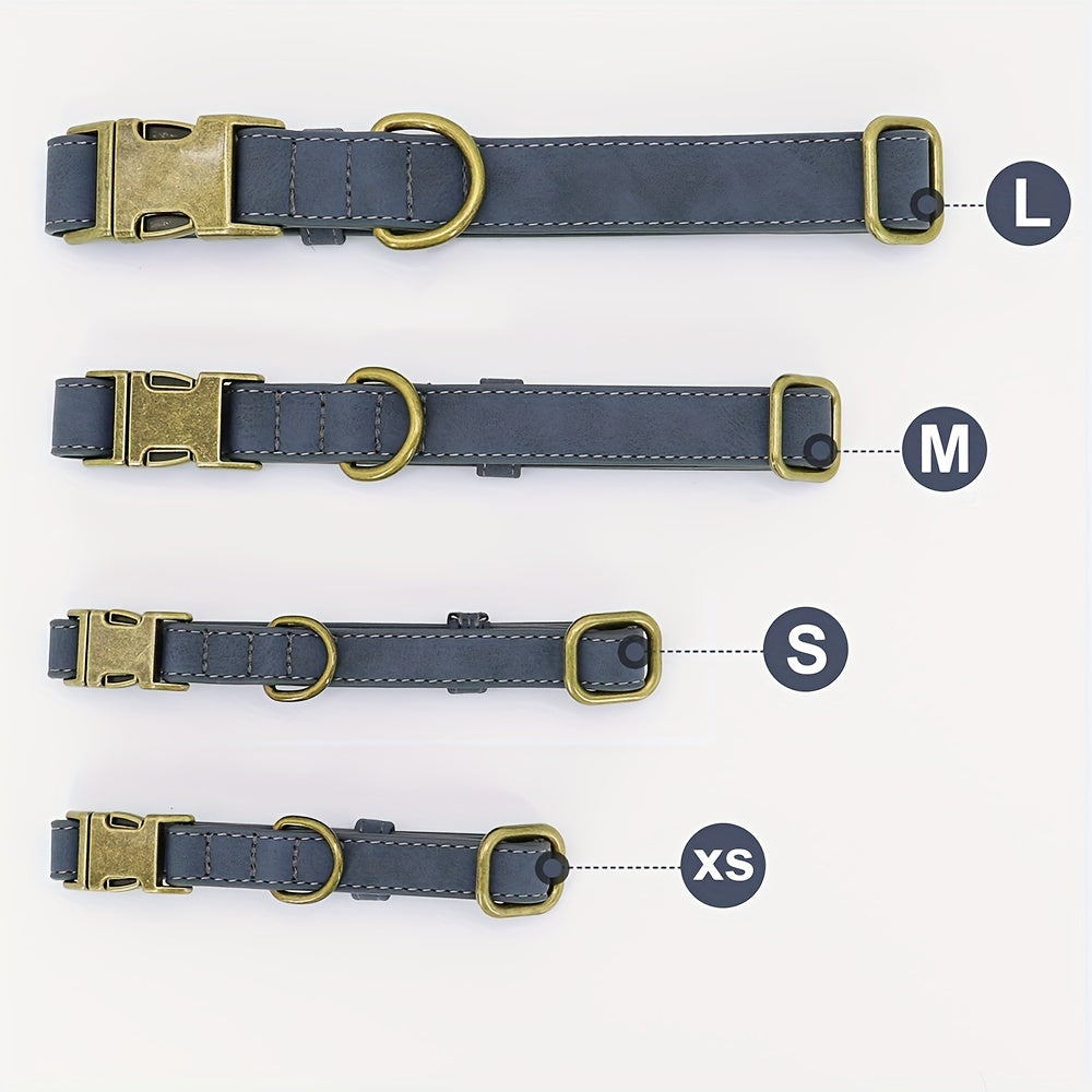 Customizable Personalized Dog Collar with Free Engraved ID Tag