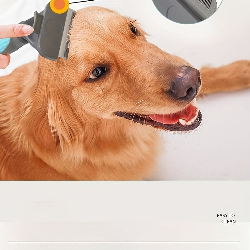 Effortless Self-Cleaning Pet Grooming Brush