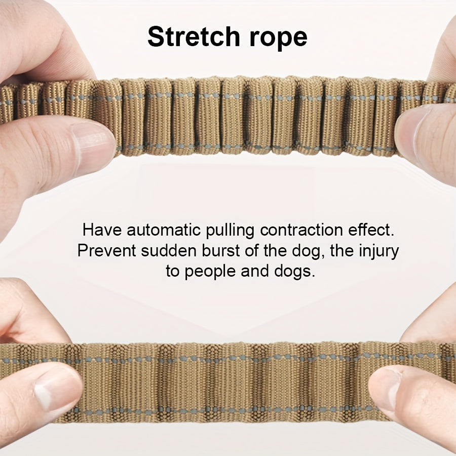 Heavy Duty Tactical Dog Collar with High-Strength Metal Buckle