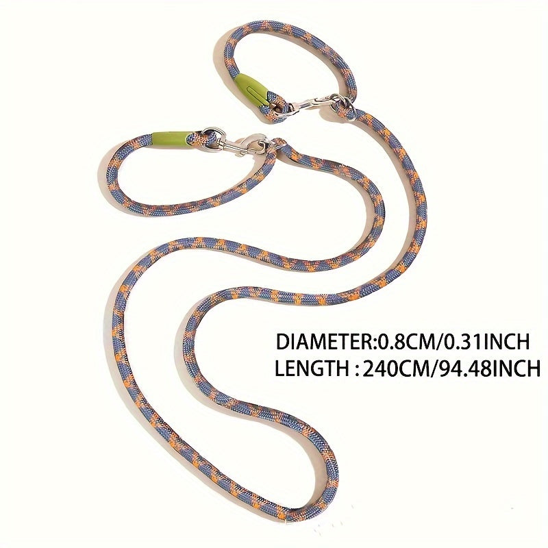 Reflective Night Safety Dog Leash - Hands-Free