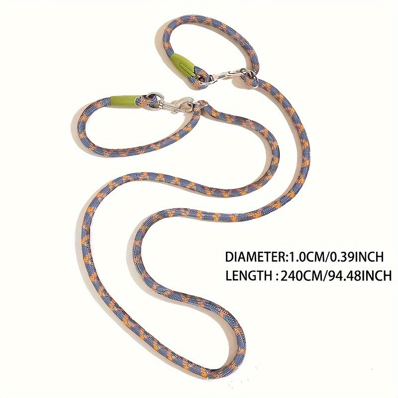 Reflective Night Safety Dog Leash - Hands-Free