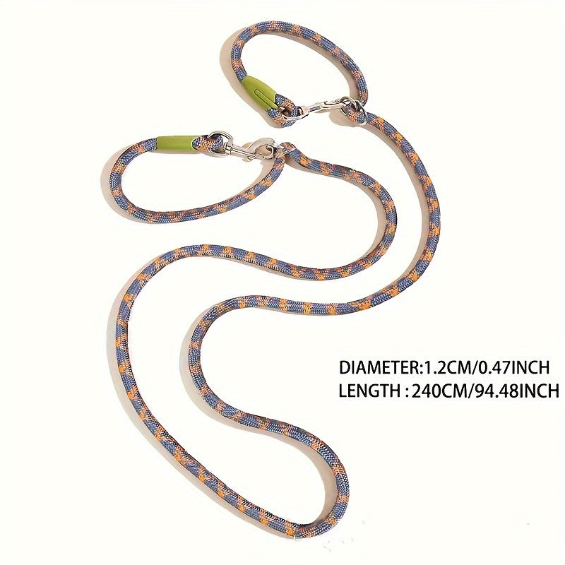Reflective Night Safety Dog Leash - Hands-Free