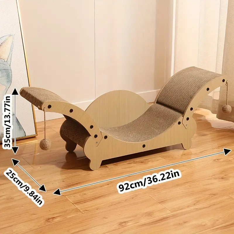 Cat Scratching Lounge Bed