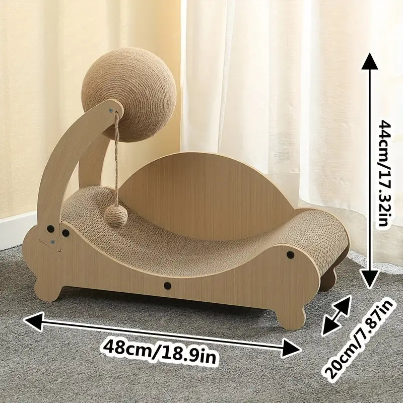 Cat Scratching Lounge Bed