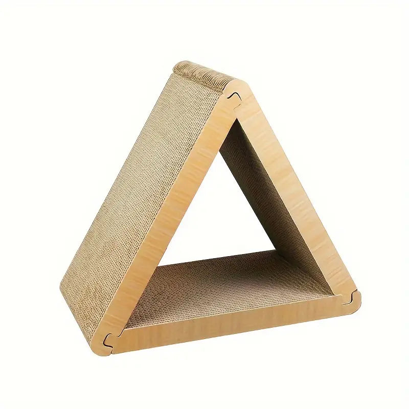 Foldable Triangular Cat Scratcher: 6 Sided