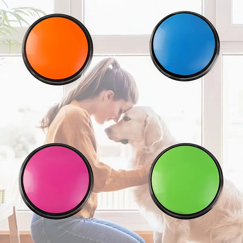 4pcs Dog Voice Recording Button