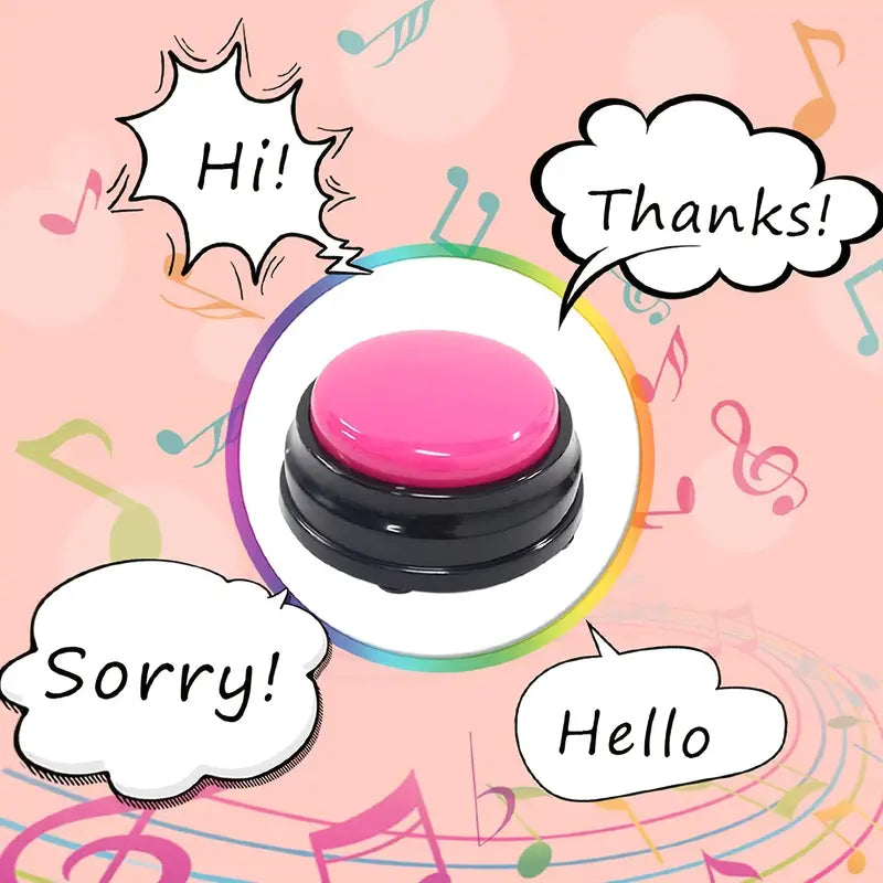 4pcs Dog Voice Recording Button