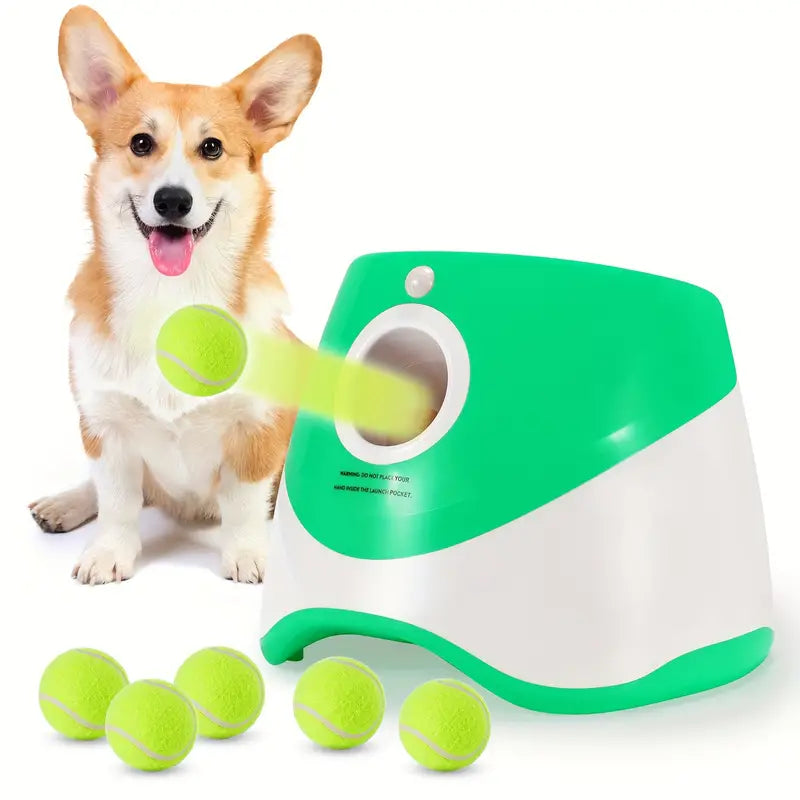 Automatic Tennis Ball Launcher The Pet World