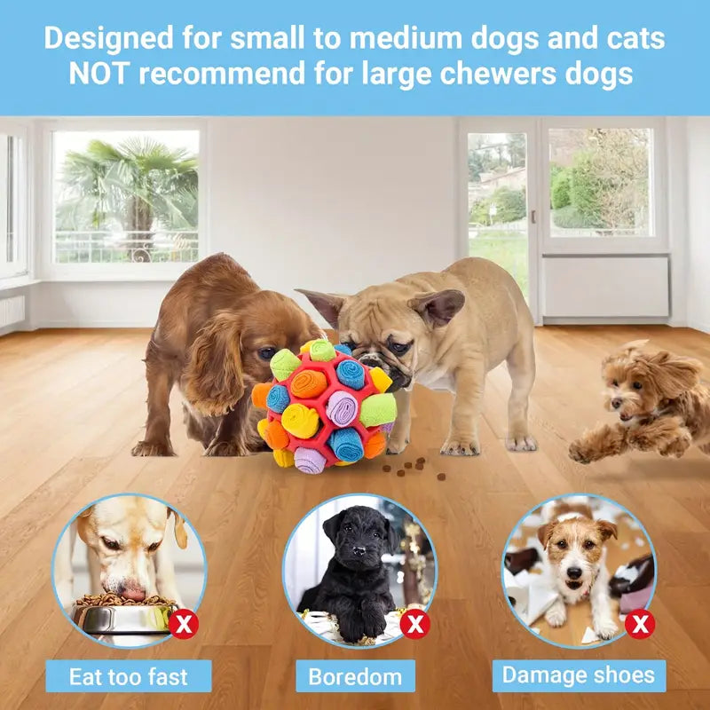 Interactive Sniffing Ball Dog Puzzle Toys