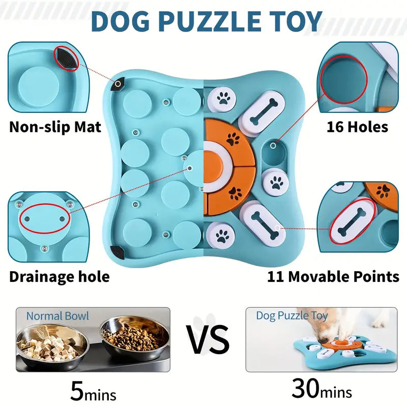 Dog Puzzle Toy for IQ Training - slow feeder