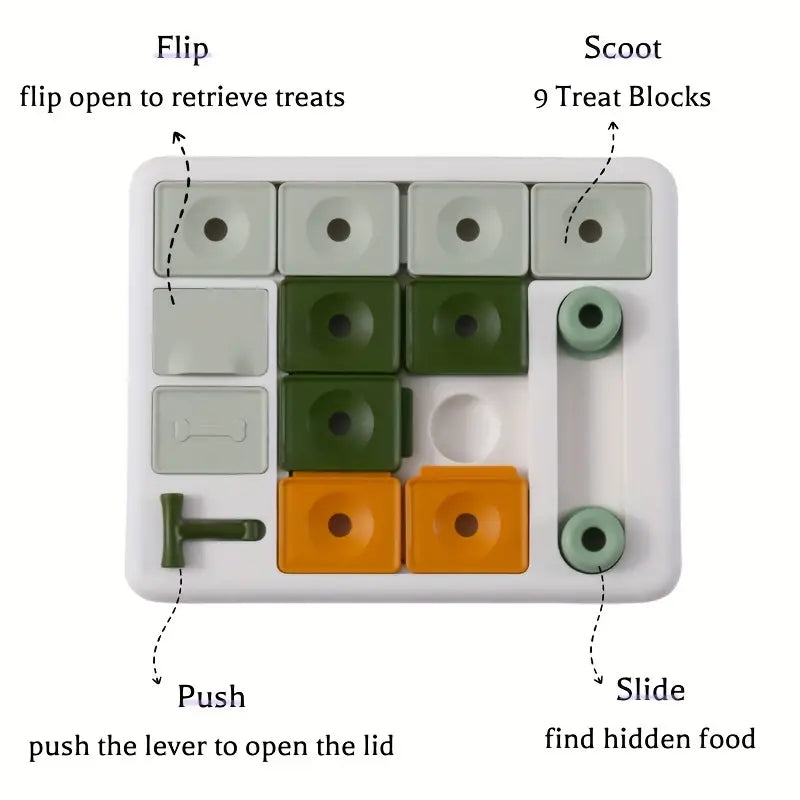 Treat Puzzle for Dogs - IQ Training/Slow Feeding