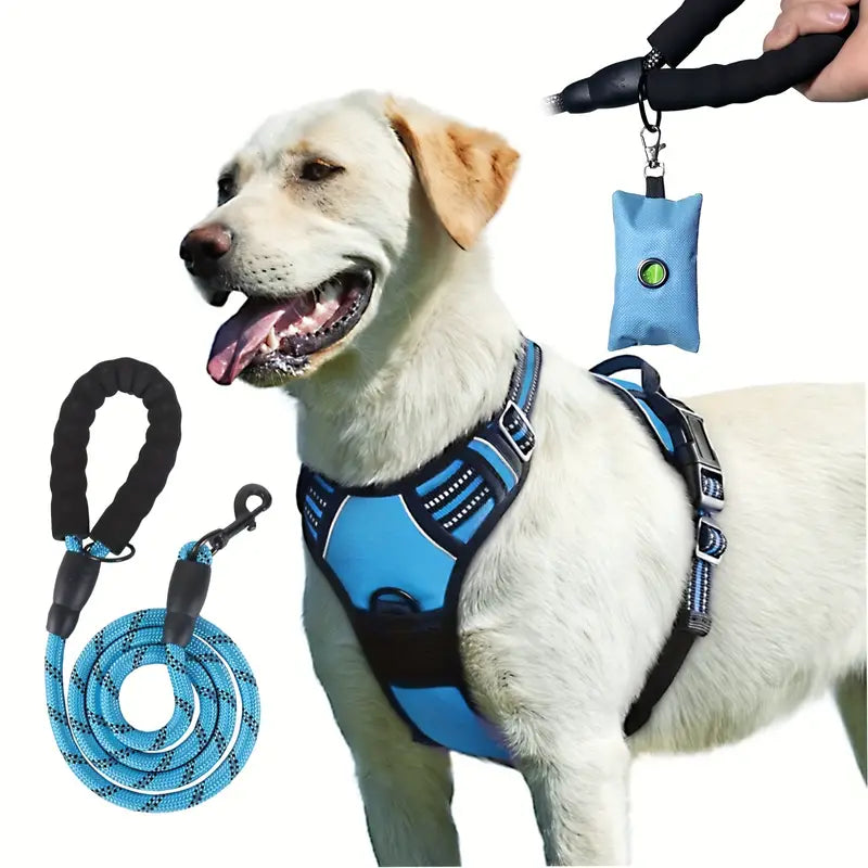 3-Piece SafeWalk Dog Harness Set