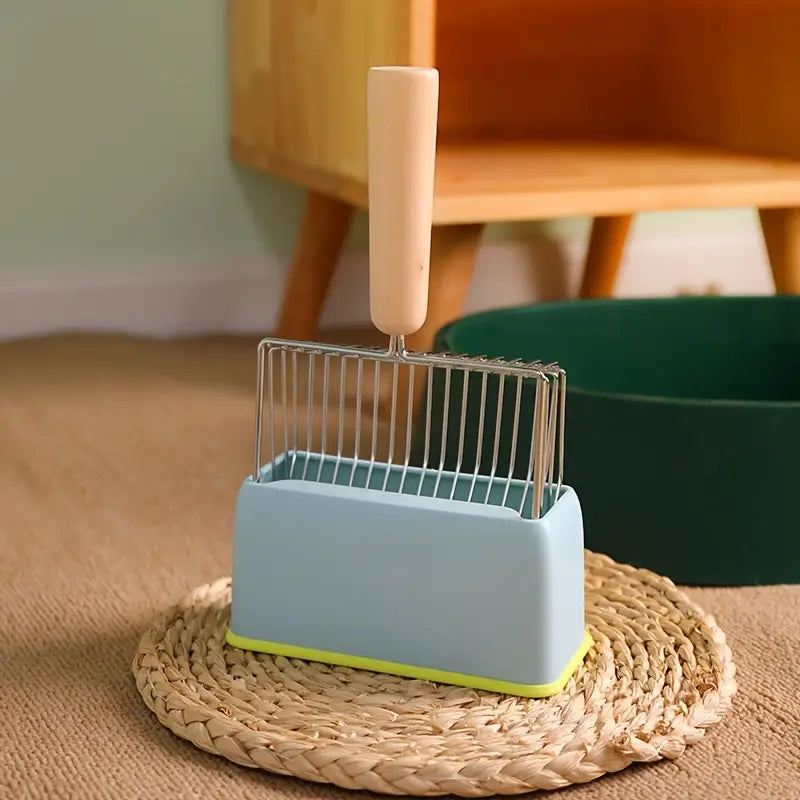 Durable Metal Cat Litter Scoop Set