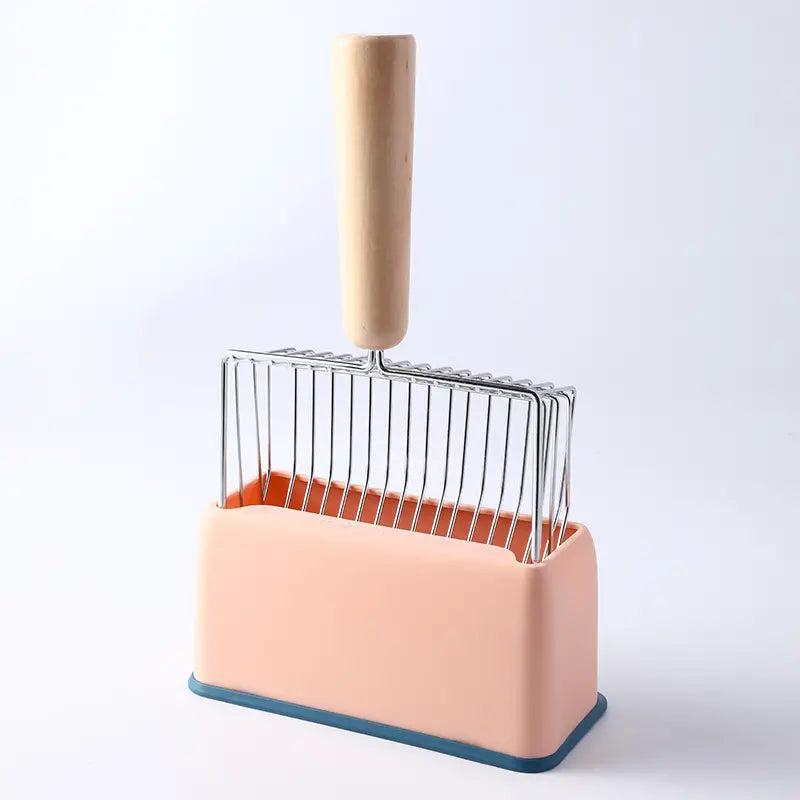 Durable Metal Cat Litter Scoop Set