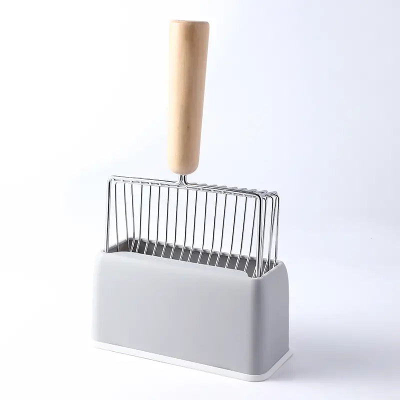 Durable Metal Cat Litter Scoop Set