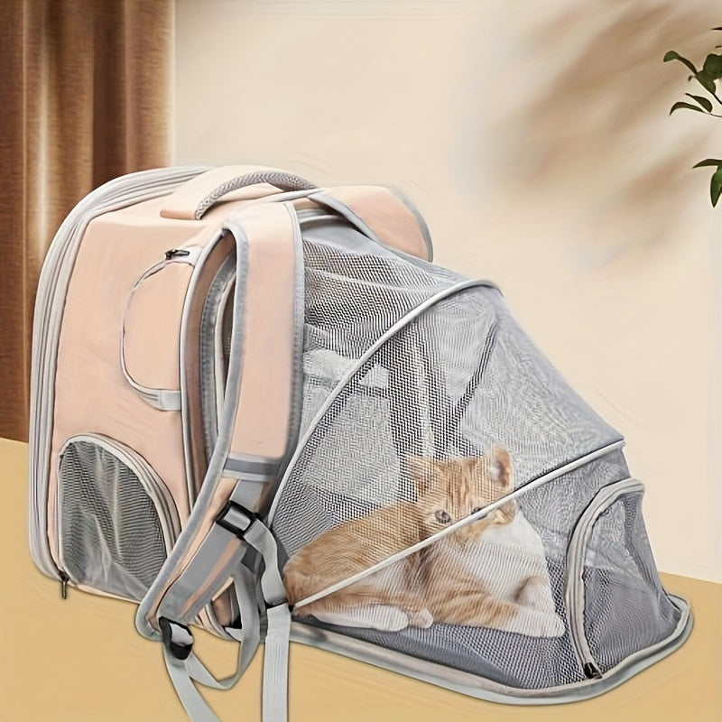 Spacious Expandable Pet Carrier Backpack