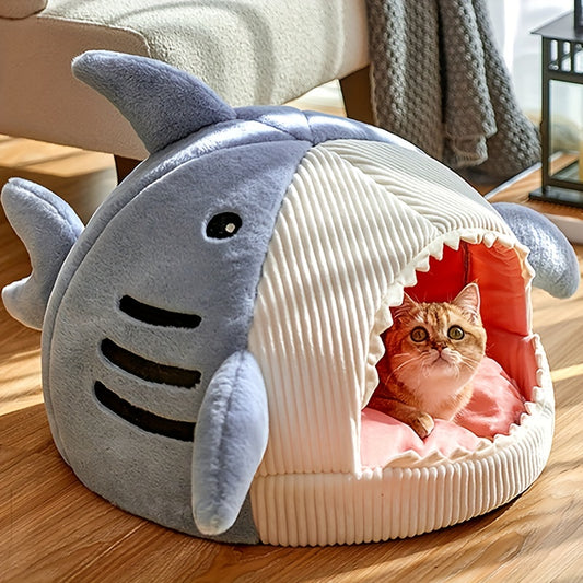 Cozy Washable Shark Bed