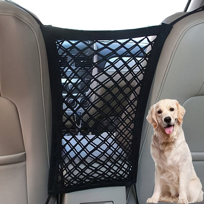 Car Safety Net With Elastic Pet Fence