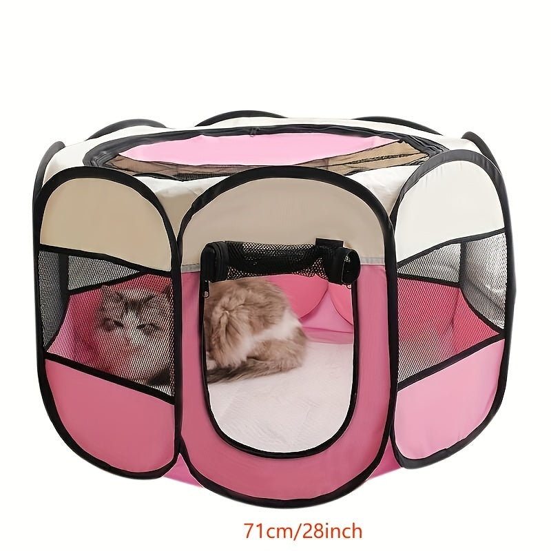 Premium Foldable Octagonal Pet Playpen Tent