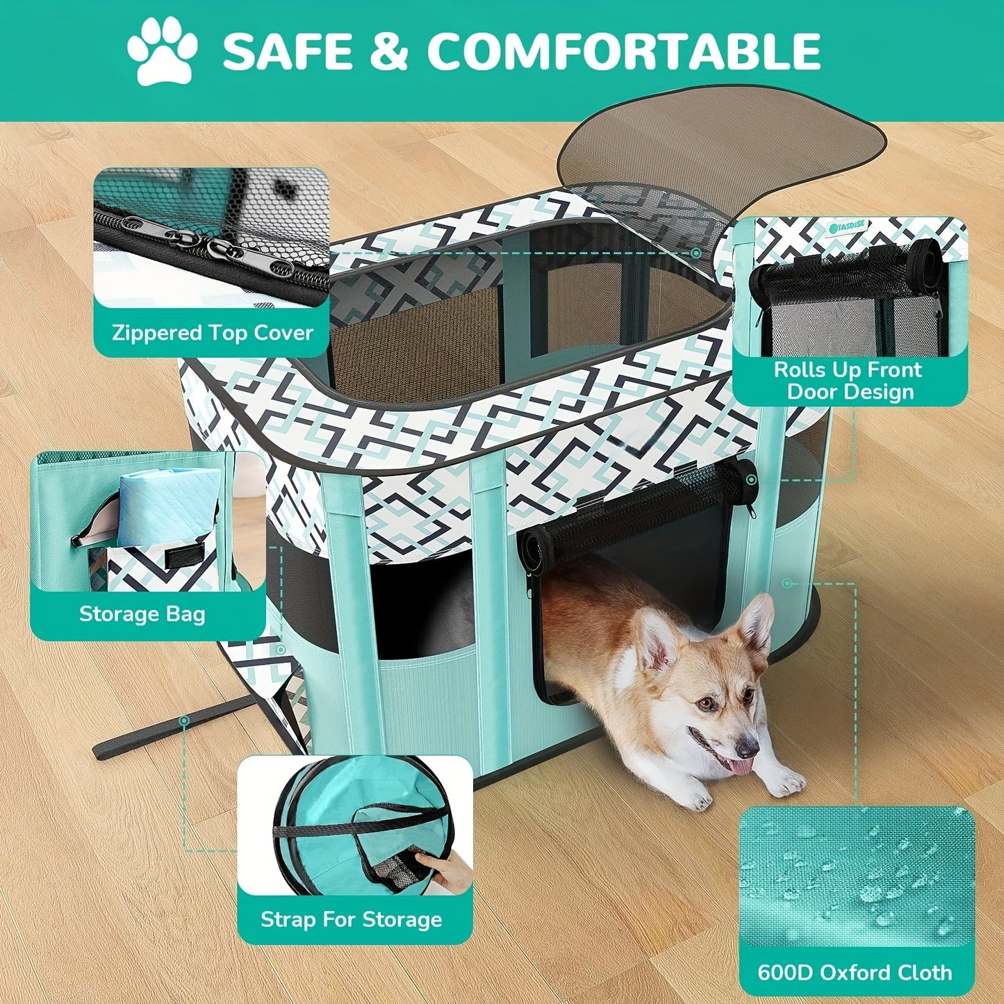 Extra Large Portable Pet Playpen