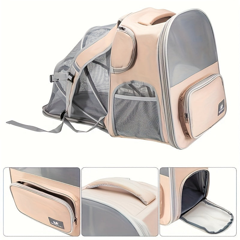 Spacious Expandable Pet Carrier Backpack