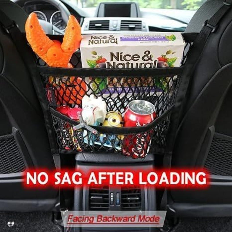 Car Safety Net With Elastic Pet Fence