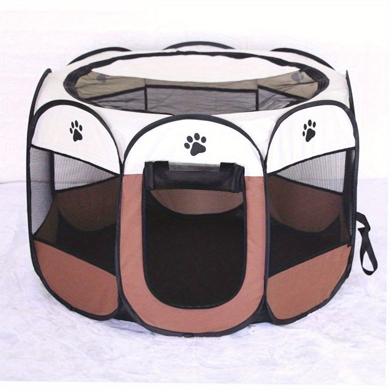 Premium Foldable Octagonal Pet Playpen Tent