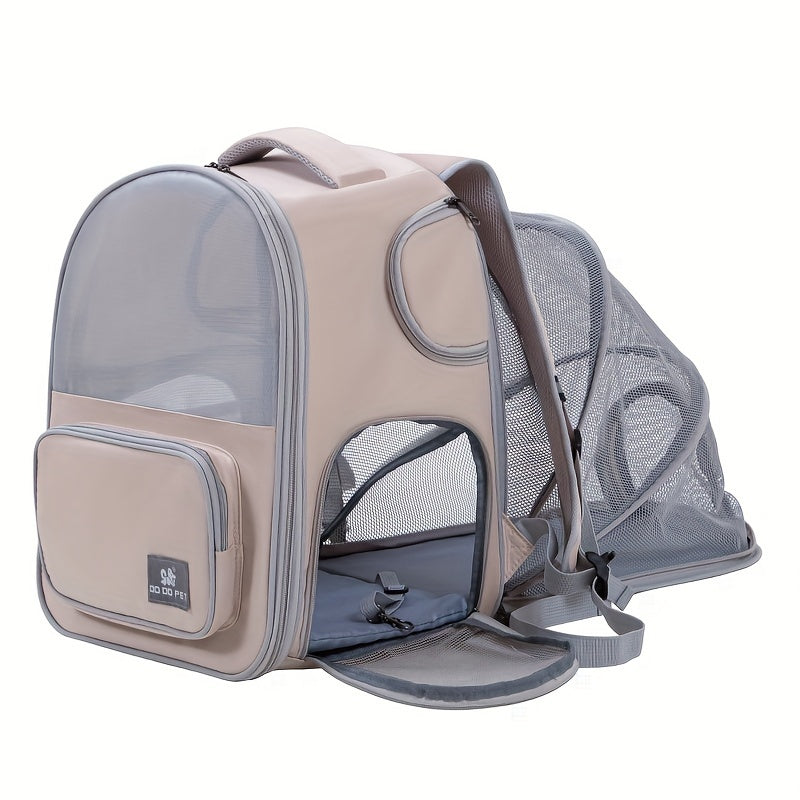 Spacious Expandable Pet Carrier Backpack