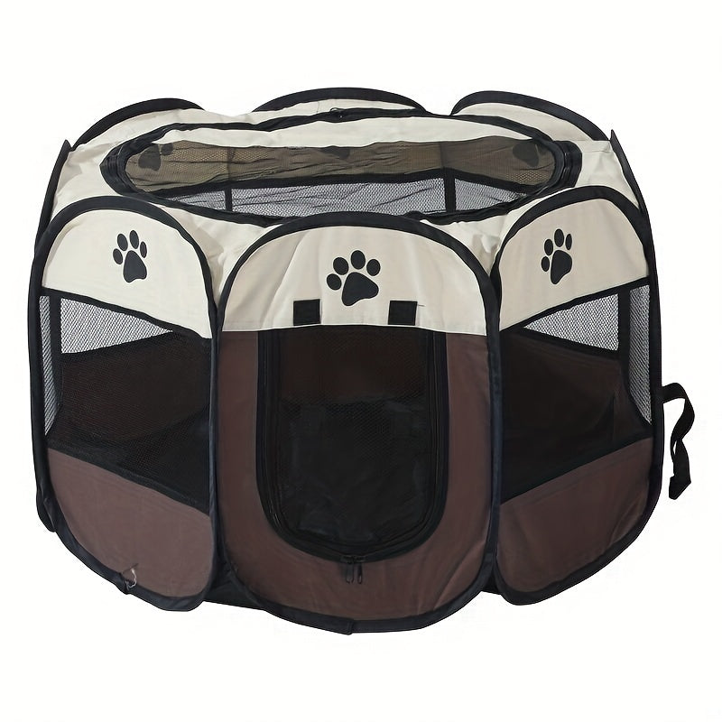 Premium Foldable Octagonal Pet Playpen Tent