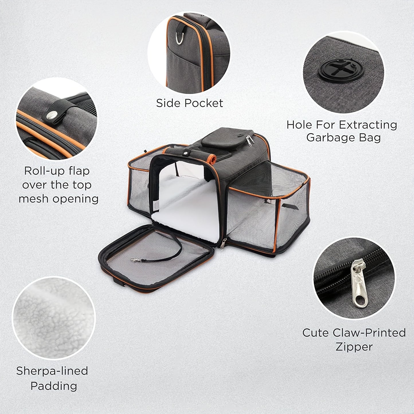 Ultimate Pet Travel Companion - Foldable, Airline-Approved