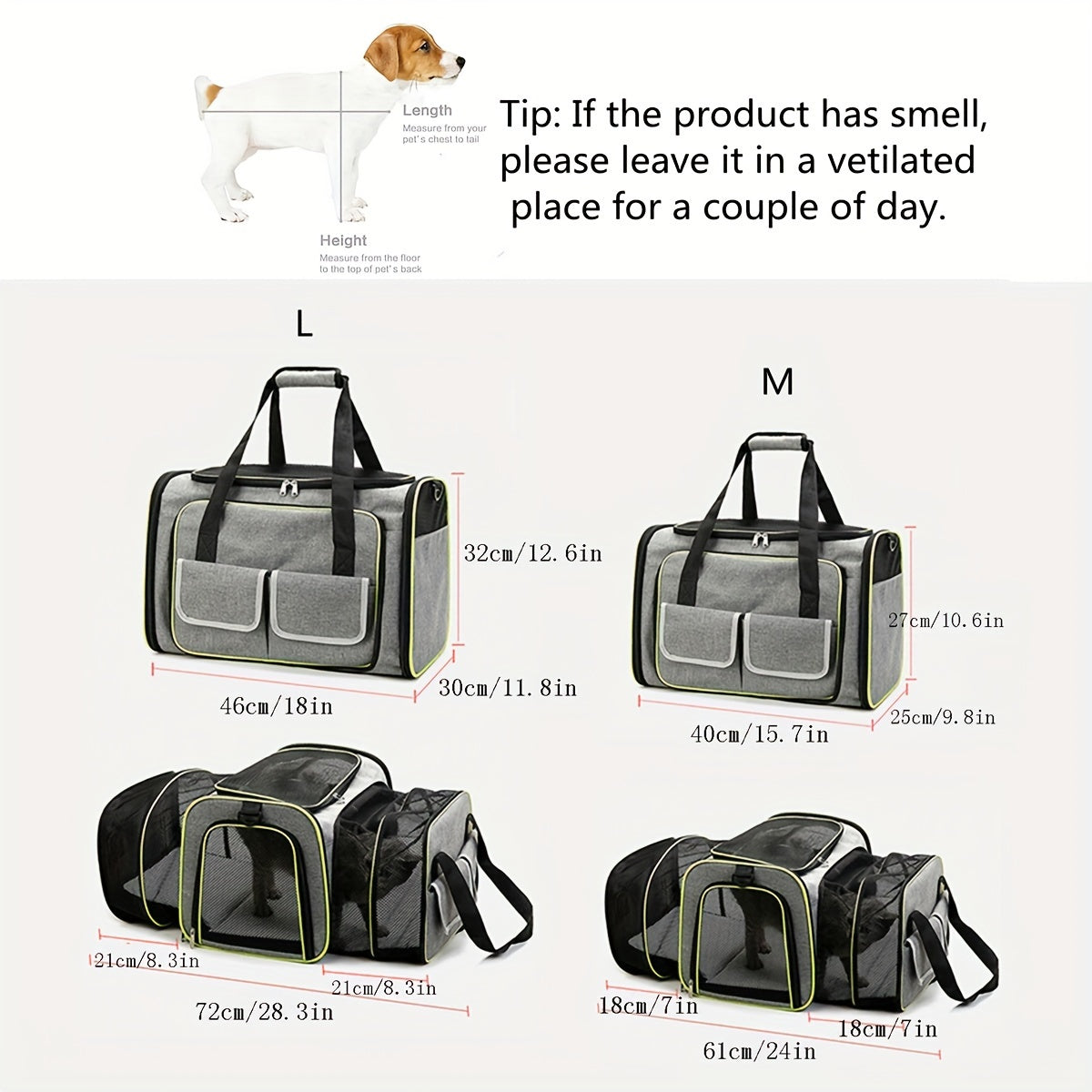 Ultra-Soft Airline Approved Pet Travel Carrier