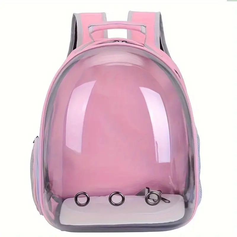 Breathable Transparent Space Capsule Cat Backpack