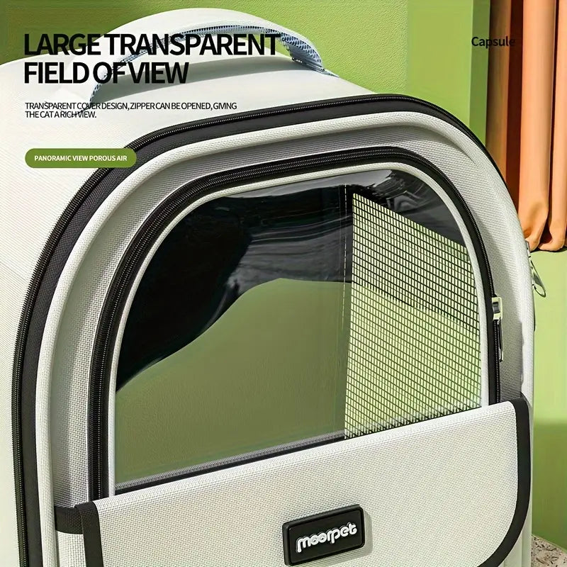 Large Transparent Space Capsule Pet Carrier Backpack