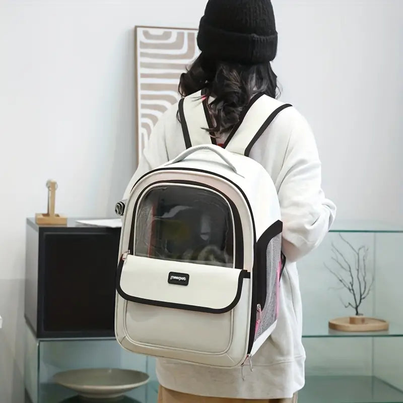 Large Transparent Space Capsule Pet Carrier Backpack