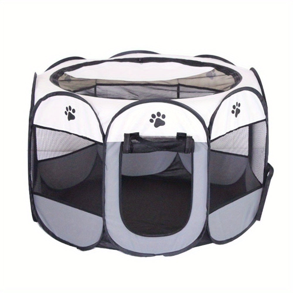 Premium Foldable Octagonal Pet Playpen Tent