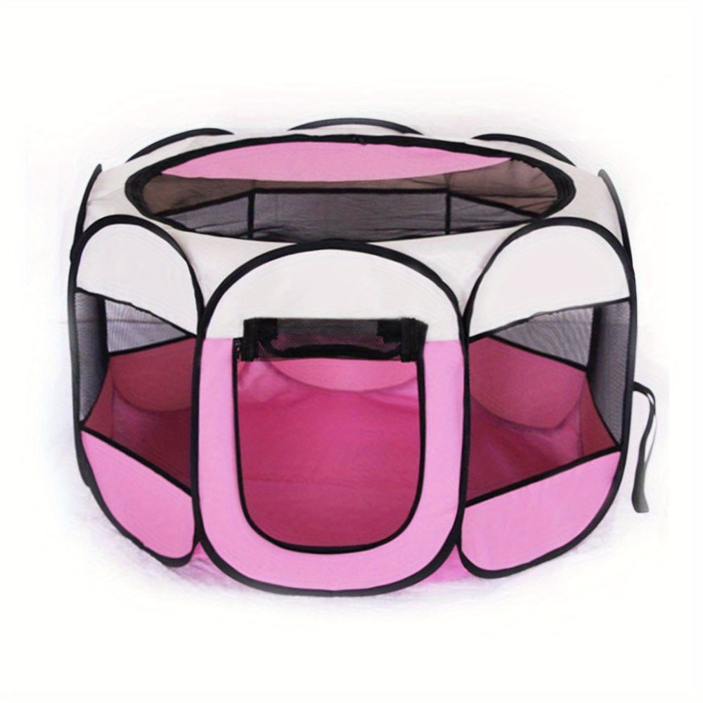 Premium Foldable Octagonal Pet Playpen Tent